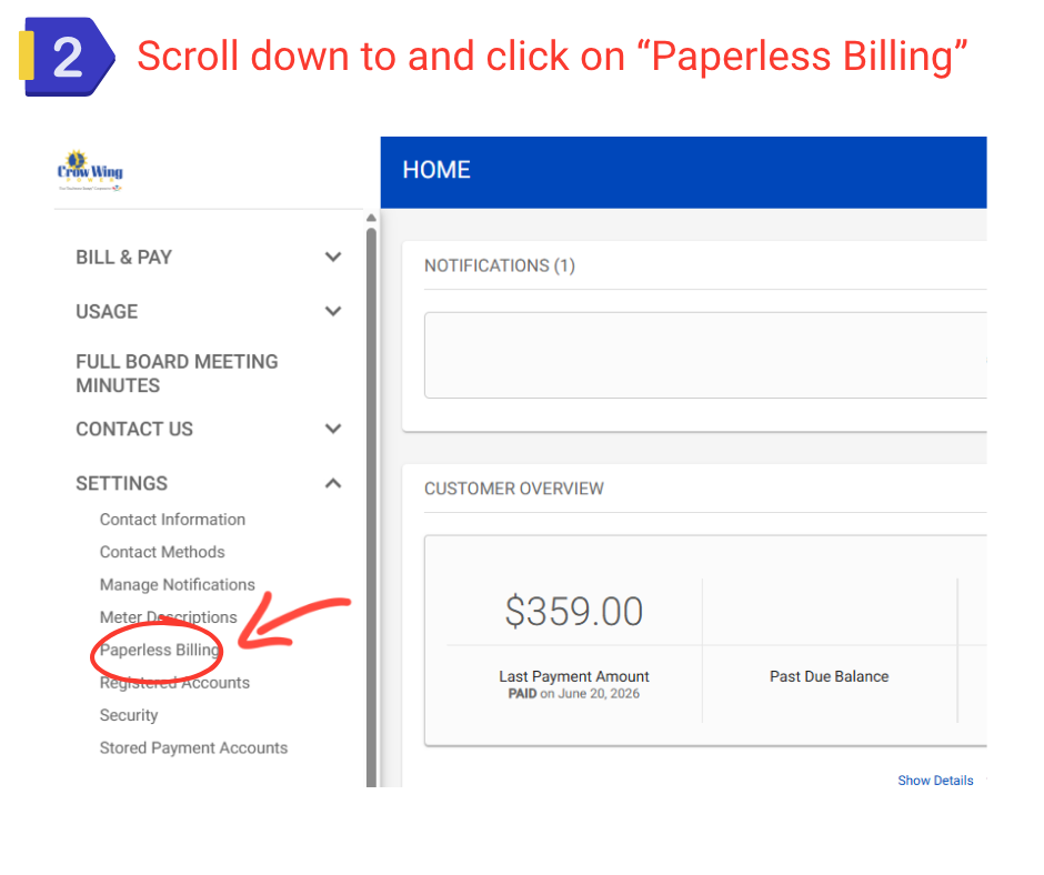 paperless drop down