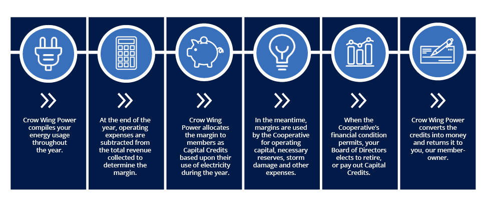 The capital credit process diagram. 