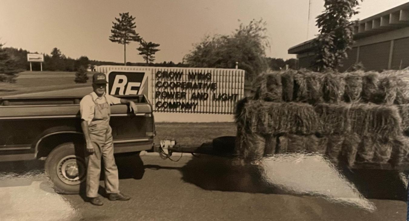 Historical photograph of Crow Wing Power Cooperative. 